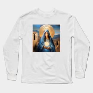 Holy Mary carrying the Light Long Sleeve T-Shirt